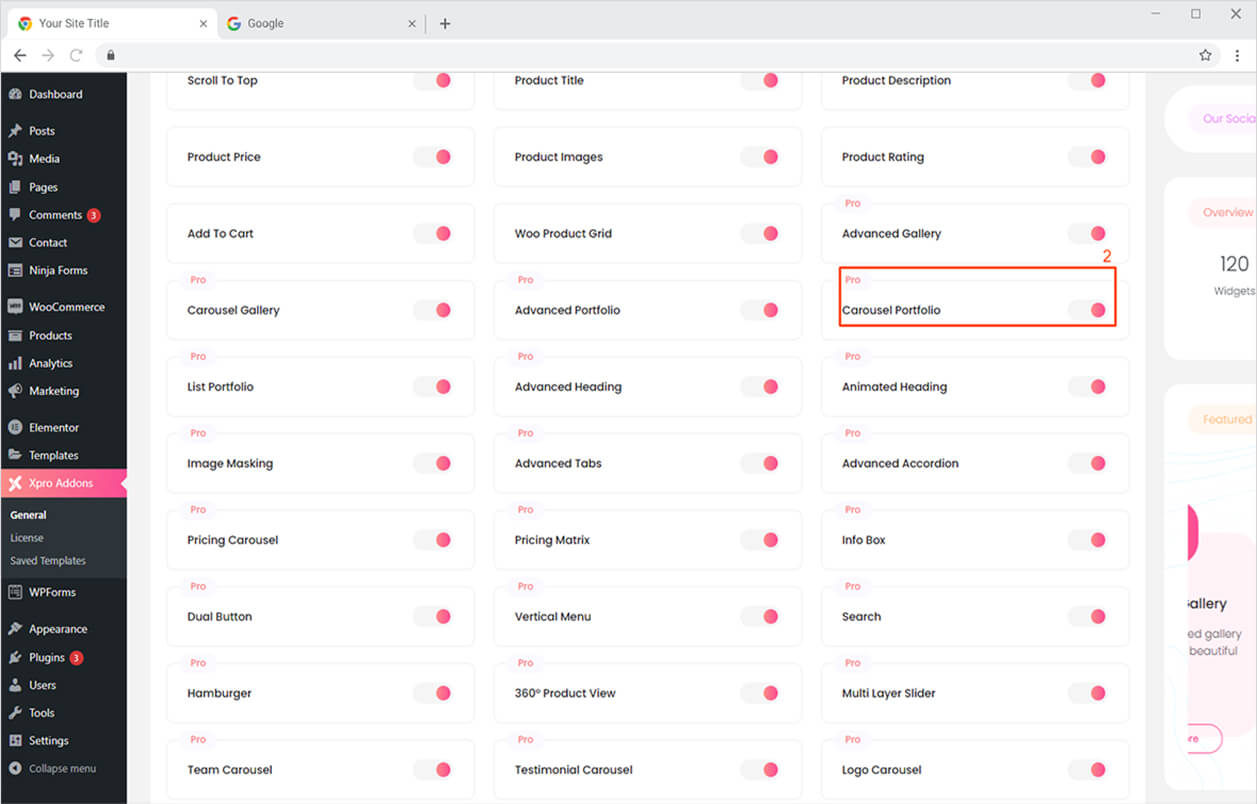 Carousel Portfolio - Xpro Addons