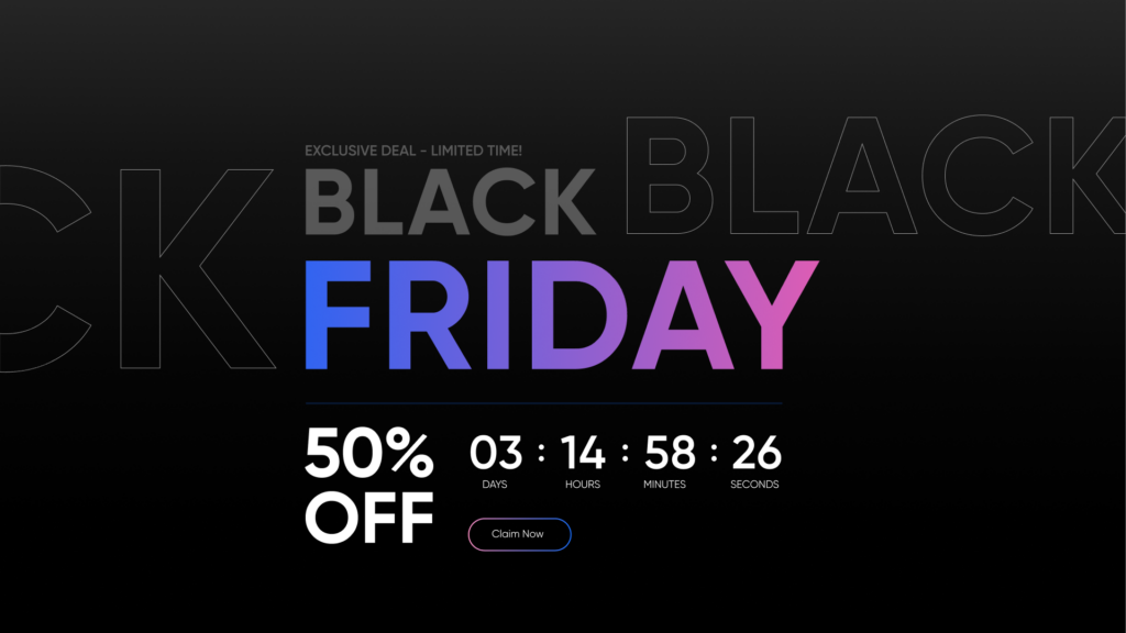 XPro Black Friday Landing Page 