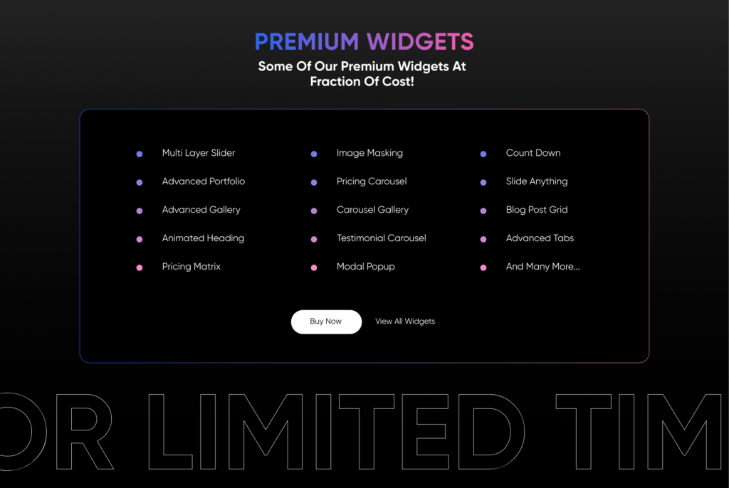 XPro Premium Widgets for Elementor