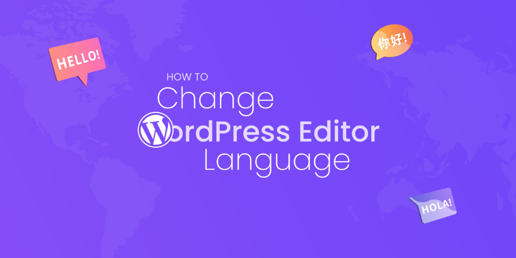 Set Editor’s language