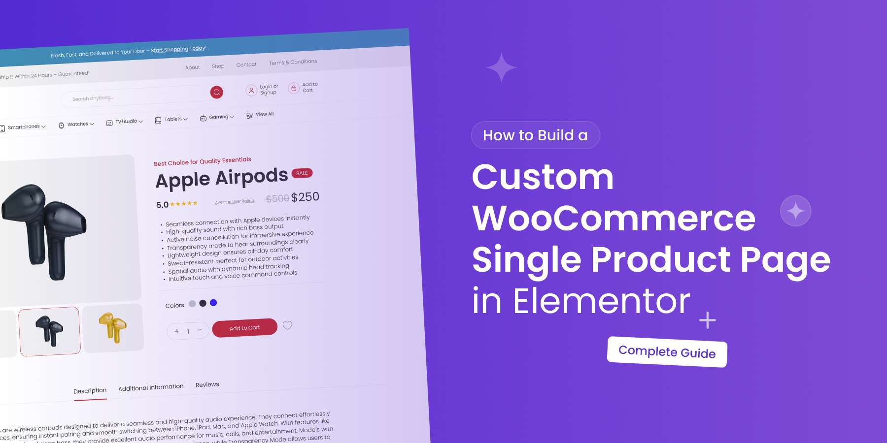 woocommerce product page